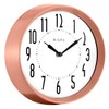 Bulova Cleaver Wall Clock, Copper