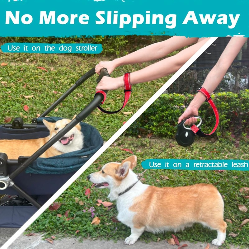 PetBonus Dog Leash Wrist Strap, Safety Strap for Retractable Leash,