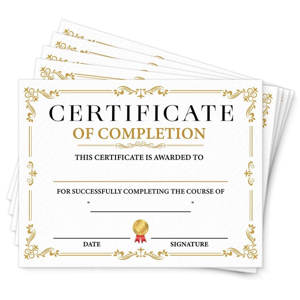 25 Certificate of Completion, Certificates of Achievement, Award Certificates, Certificate