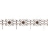 Grasslands Road Angel's Court Heavy Copper Finish Metal Scrolled Fence