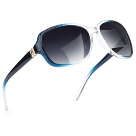 SIPHEW Oversized Polarised Sunglasses Womens Classic Design Ladies Sunglasses with UV400 Protection Sun Glasses for Women