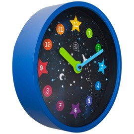 nXt- Wall clock - Ø 26 cm - Plastic - Black - 'Apollo'