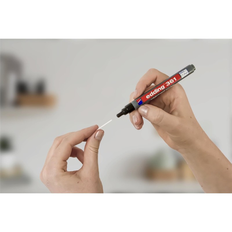 EDDING 3 x Green Whiteboard Marker Pens 361 1mm