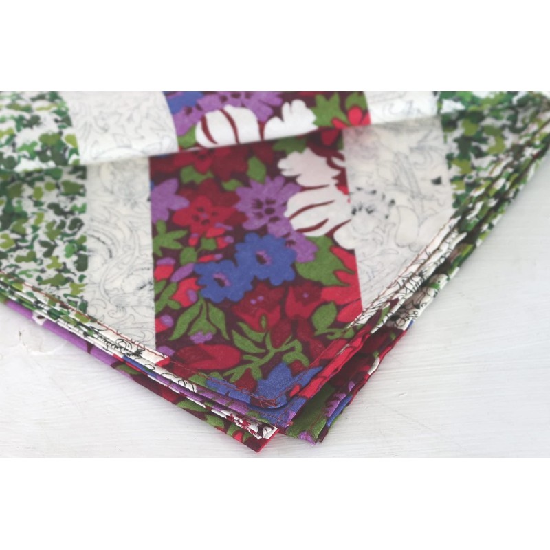 FLORET LONDON [LIBERTY PRINT Liberty Print] Cross Union Jack Green