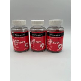 Neutrogena Expired 3x Neutrogena Clear Complexion Antioxidant Strawberry Flavor 60 Gummies