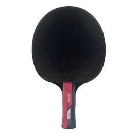 Butterfly Timo Boll Ruby Table Tennis Bat, ITTF Certified Pan Asia Rubber for Competition with 1.8 mm Sponge, for Ambitious Club Players