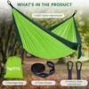 Camping Hammock, Single Hammock Premium Quality Nylon with 2 Tree