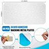 Zonon 50 Pcs Adhesive Metal Plates for Magnetic Mounts 2.1