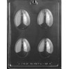 Grandmama's Goodies E484 3" 3D Egg Chocolate Candy Soap Mold