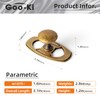 Goo-Ki Cabinet Knobs with Spacer/Back Base Plate for Drawer Kitchen,