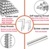 Qrity 20 mm L Hook Screws, Small Screw Hooks, Wall