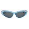 PEGH Futuristic Sunglasses for Men Women Wrap Around Fashion Sun