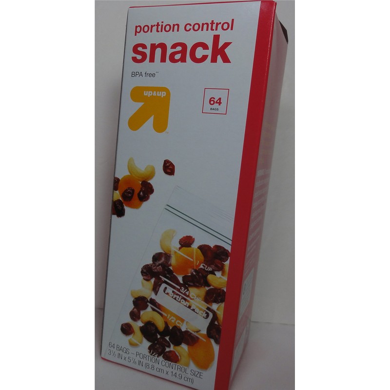 Portion Control Snack Bags (BPA free) ~ 3 1/2" x