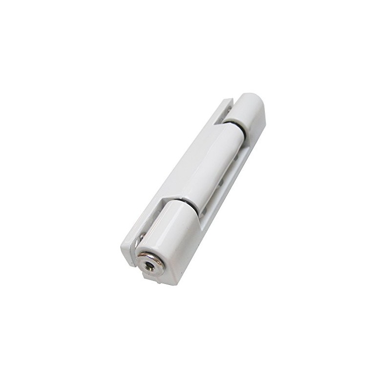 White Avocet UPVC Door Butt Hinge Angled 115mm 13° Degrees