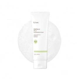 IUNIK- Limpiador facial espumoso suave con centella asiática, no resecado, con 49% de humectación