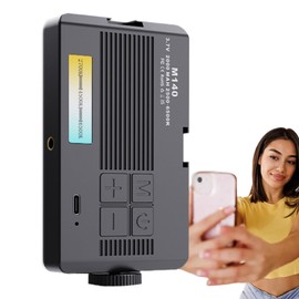 Phone Light for Pictures,Camera Light Attachment | Built-in 96 LEDs Photographic Fill Lamp Dimmable for Conference Calls Makeup Application Vlogging Live Streaming