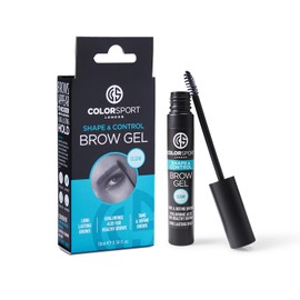 Colorsport Shape & Control Brow Gel in Clear - 10ml, Long-Lasting, Hyaluronic Acid-Infused, Vegan, Waterproof