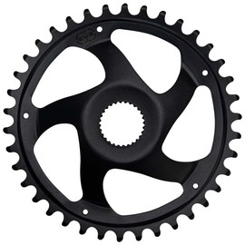 KMC Bosch Gen 4 Spacerless Chainring, Black, 38T, Chainline 47.5mm