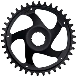 KMC Bosch Gen 4 Spacerless Chainring, Black, 38T, Chainline 47.5mm