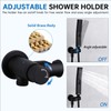 G-Promise All Metal Handheld Shower Set with 3-Function Showerwand, included