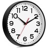 Roymnie Wall Clock 18 Inch Silent Non-Ticking Modern Clock Battery