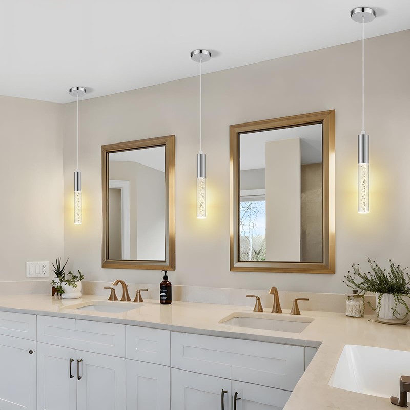 OTeedo 3 Pack Pendant Lights Kitchen Island,3 Color Modern LED