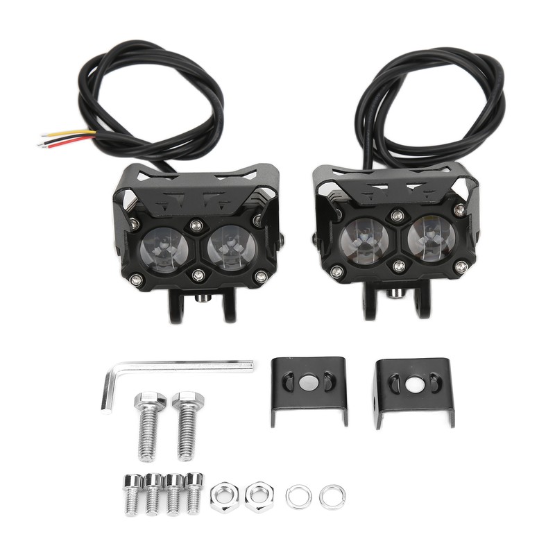 2pcs LED Spotlights 120W 4500LM Yellow White Spot Lamp IP67