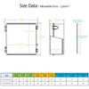 LeMotech Electrical Box, IP67 Waterproof Hinged Clear Cover Stainless Steel