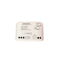 MHCOZY 1 Kanal 85-250V ZigBee Smart Relay Schalter, einstellbarer Selflock- und Momentan-Arbeitsmodus, funktioniert mit SmartThings, Alexa und Google Home (ZigBee Hub erforderlich)