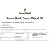 Sauna Shield Sauna Wood Oil - 1 Liter (33.8 fl