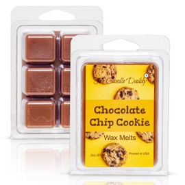 Chocolate Chip Cookie - Fresh Baked Cookie Scented Melt- Maximum Scent Wax Cubes/Melts- 1 Pack -2 Ounces- 6 Cubes, Gift for Women, Men, BFF, Friend, Wife, Mom, Birthday, Sister, Daughter, Long Lasting