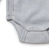 Wilson & Frenchy Organic Stripe Rib Wrap Bodysuit - Rain
