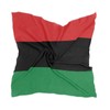 African Flag Silk Scarf Head Hair Wraps Bandana Square Satin