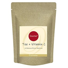 Quertee Tea + Vitamin C – Fruit Tea with Coconut Lemon Flavour Plus Vitamin C – 200 g