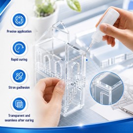 POKAITO Acrylic Cement with Applicator Bottle, Seamless Bond Acrylic Sheet
