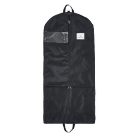 Waterproof Hanging Garment Bag 52 inch Deluxe Clothes Bag with Gusset, 4 Pockets & Side Zip for Dance Costumes, Sports, Skating, Theatre, Beauty Pageants & More by Kendall Country (Raven)