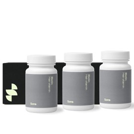 Sons 3 Month Biotin Supplement (Capsules) - Hair Growth Vitamins for Men's Hair Loss