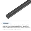 QUARKZMAN Graphite rod, graphite stirrer rod cylinder rod, carbon rod,