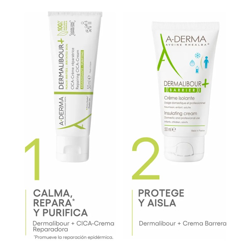 A-Derma Dermalibour+ Cica-Crema Reparadora 50 ml