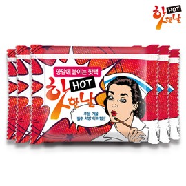 Safety certified foot hot pack for hot days, 100 sheets military hot pack, fomentation pack, attached to socks. / 핫한날 안전인증 양말에 붙이는 발 핫팩 100매 군용핫팩 찜질팩