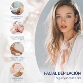 Depiladora Facial Elctrica Kimwood Porttil Con Luz Recargable                                                                                         