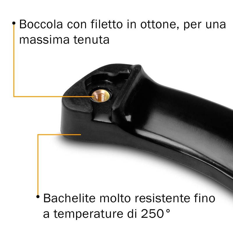 OPPAHA Handles Compatible with Imco 100% Brass and Bakelite Thread
