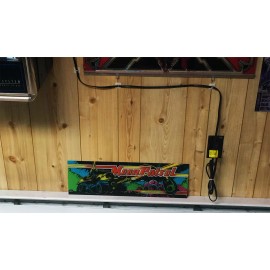 BRAND NEW MOON PATROL ARCADE MACHINE MARQUEE Screen Print - High Impact Plexi