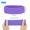 PATIKIL Sweatband Headbands, 8 Pcs Terry Cloth Sweat Band for