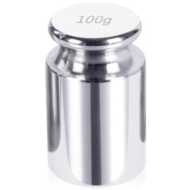QP Calibration Weights, 100 Gram OIML Class M1 High Precision Scale Weights, Stainless Steel Gram Weights, Chrome Finish, Scale Calibration Weights for Digital Scale, Kitchen Scale, Pocket Scale
