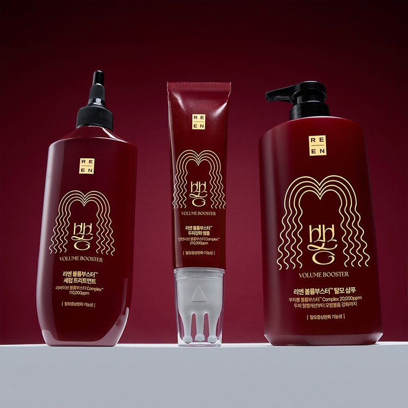 LG생활건강 Rien Koozi-Bong Volume Booster Hair Loss Serum Treatment 250ml
