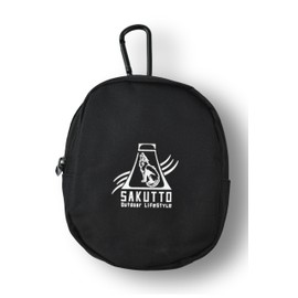 SAKUTTO Outdoor Pouch, Mountain Climbing, Accessory Pouch, Japanese Genuine Product, Black