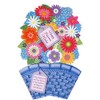 Designer Greetings Die Cut Pop Out Flowers in Basket :