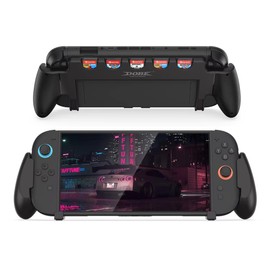 DOBE Game console Grip Case Compatible with N-Switch 2, Switch2 game console integrated grip Designed Comfortable & Ergonomic Grip with 5 Game Slots