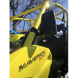Heavy Duty Sport Side View Mirror Set Fits Can-Am, Kawasaki, Kubota, & More (Kubota RTV 900/1140)